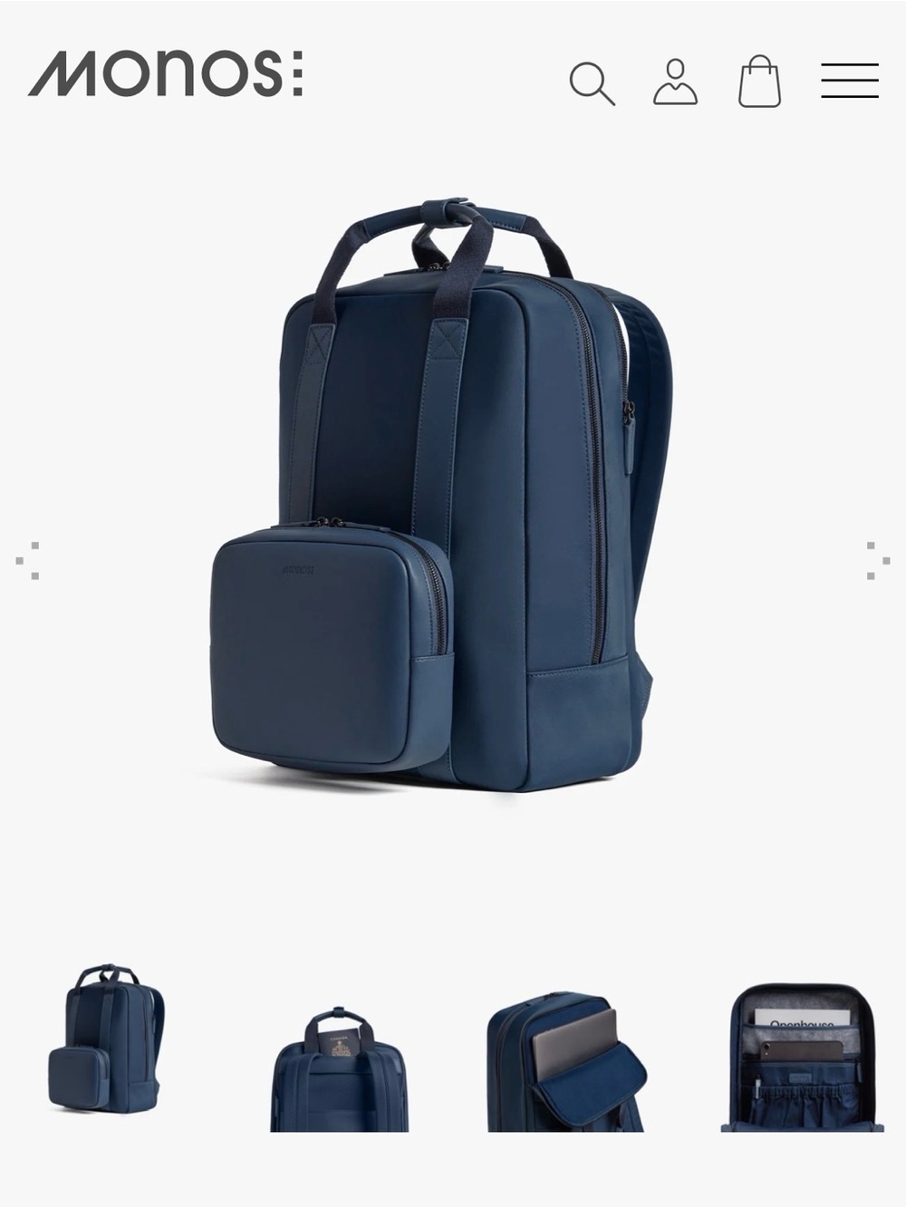 Monos Metro Backpack Blue